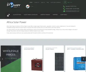 Africasolarpower.co.za(Solar Systems And Solar Solutions For South Africa) Screenshot