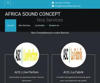 Africasoundconcept.com(La Technique du Son) Screenshot