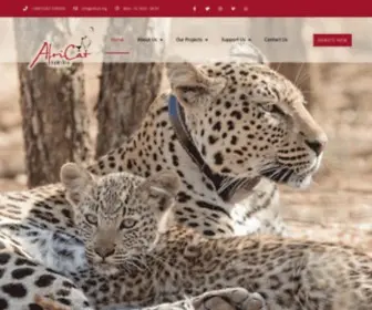 Africat.org(The AfriCat Foundation) Screenshot