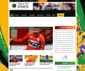 Africatopsports.com(Africa Top Sports) Screenshot