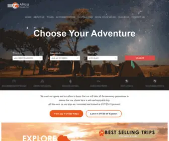 Africatravelco.com(Africa Travel co) Screenshot