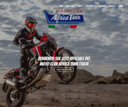 Africatwinclub.org(MC Africa Twin Italia) Screenshot