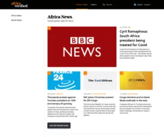 Africaverified.com(Africa Verified) Screenshot