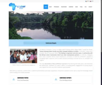 Africawaterweek.com(7th Africa Water Week) Screenshot