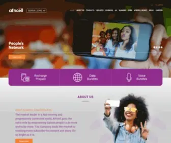 Africell.sl(Africell) Screenshot