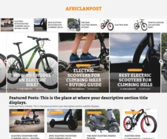 Africlandpost.com(AFRICLANPOST) Screenshot