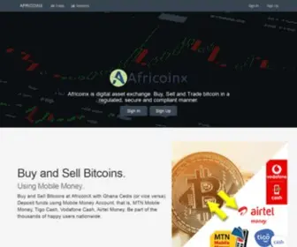 Africoinx.com(Africoinx) Screenshot