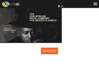 Africori.com(Digital Music Solutions) Screenshot