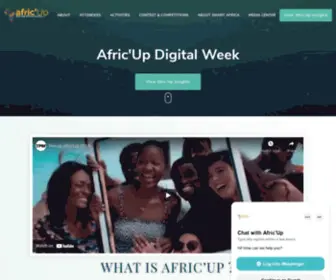 Africup.tn(Africa Startup Summit) Screenshot