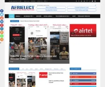 Afrielect.com(Home Of Tutorials) Screenshot