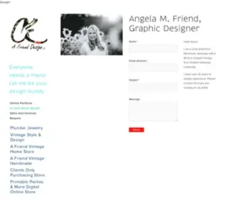 Afrienddesign.com(A Friend Design LLC) Screenshot