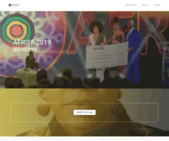 Afriff.com(The Official Website of The Africa International Film Festival) Screenshot