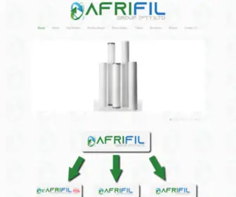 Afrifil.co.za(Afrifil Filtration Solutions) Screenshot