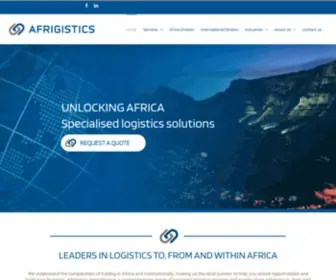 Afrigistics.com(Afrigistics) Screenshot