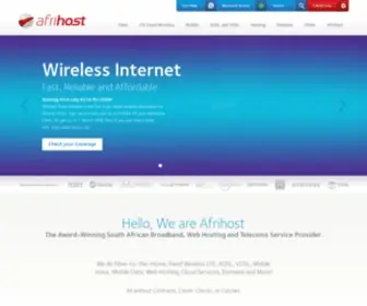 Afrihost.co.za(ADSL Broadband) Screenshot