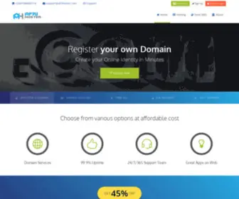 Afrihoster.com(Affordable web hosting service in Nigeria) Screenshot