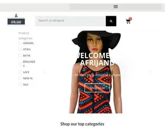 Afrijand.com(Shop And Sell African Fashion) Screenshot