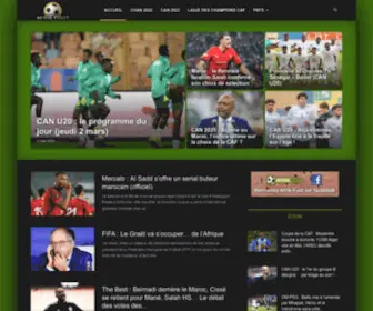 Afrik-Foot.com(L'actualité du football africain) Screenshot