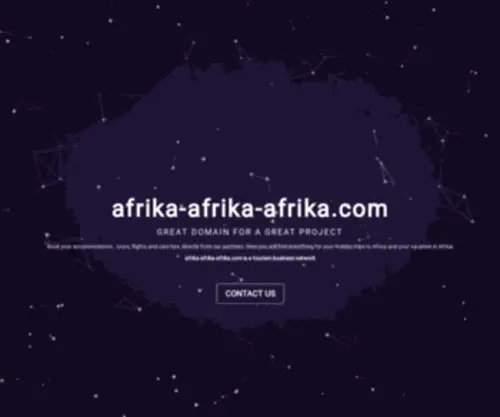 Afrika-Afrika-Afrika.com(Urlaub in afrika) Screenshot