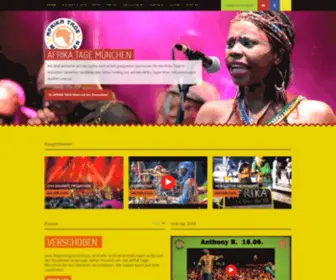 Afrika-Tage.de(Afrika Festival München) Screenshot