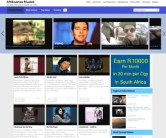 Afrikaanse-Musiek.co.za(Afrikaanse Musiek) Screenshot