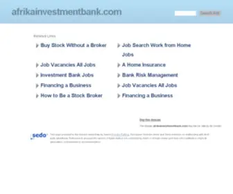 Afrikainvestmentbank.com(AIB CAPITAL LTD) Screenshot