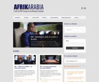 Afrikarabia.com(Rdc) Screenshot