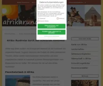 Afrikarundreise.com(Afrika-Rundreise) Screenshot