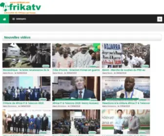 Afrikatv.net(L'Actualité de l'Afrique qui bouge) Screenshot