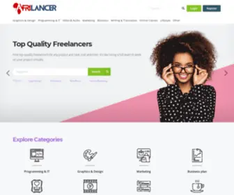 Afrilancer.net(Afrilancer) Screenshot