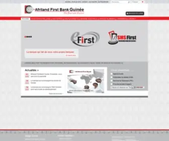 Afrilandfirstbankgin.com(Accueil) Screenshot
