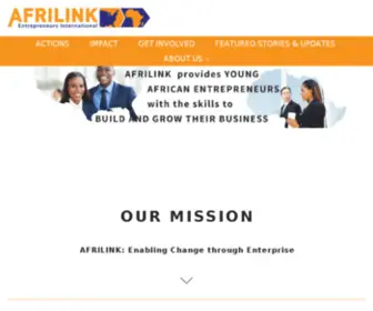 Afrilink.org(AFRILINK Entrepreneurs International) Screenshot