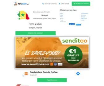 Afrimalin.sn(Petites annonces gratuites et bonne affaires) Screenshot