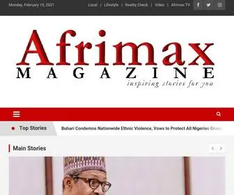 Afrimaxmag.com(AFRIMAX MAGAZINE) Screenshot