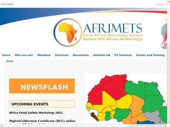 Afrimets.org(Home) Screenshot