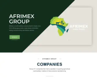 Afrimex-Group.com(Afrimex) Screenshot