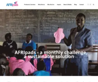 Afripads.com(Homepage) Screenshot