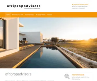 Afripropadvisors.co.za(Estate Agents in Akasia) Screenshot