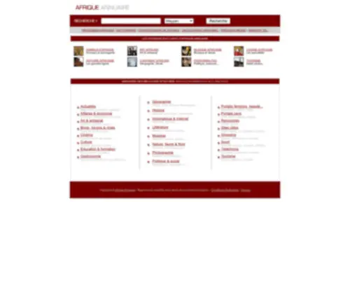 Afrique-Annuaire.com(Annuaire de sites sur l'Afrique) Screenshot