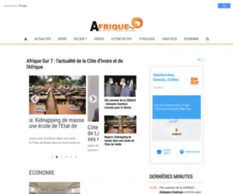 Afrique-Sur7.ci(L'actualité africaine) Screenshot