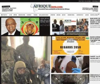 Afrique2050.com(Afrique 2050) Screenshot