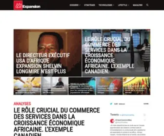 Afriqueexpansion.com(Afrique Expansion MAGAZINE) Screenshot