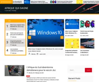 Afriquequigagne.ca(AFRIQUE QUI GAGNE) Screenshot