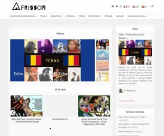 Afrisson.com(Afrisson AFRISSON le portail des musiques d'Afrique et de l'Océan Indien) Screenshot