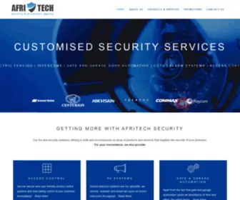 Afritechsecurity.co.za(Afri-Tech Security) Screenshot