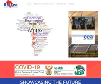 Afritex.co.za(Afritex has proudly and successful organised technological exhibitions in sub) Screenshot