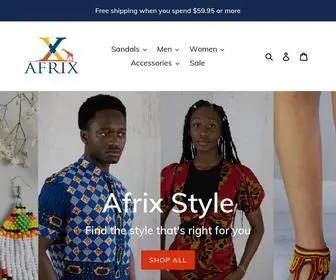 Afrixstyle.com(Afrix Style) Screenshot