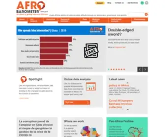 Afrobarometer.org(Afrobarometer) Screenshot