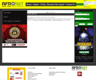 Afrobet.com.ng(Bookmaker) Screenshot