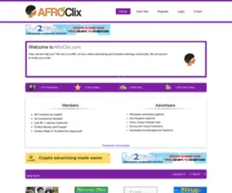 Afroclix.com(Afroclix) Screenshot